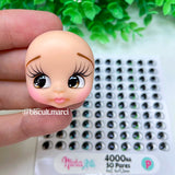 Ojos resinados Nivia Arts – Modelo 4000NA - Varios tamaños