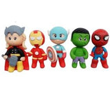 Molde de silicona para uso de porcelana fría, arcilla polimerica y fondant/pasta americana. Super heroes, marvel y heroínas