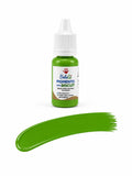Pigmento líquido color verde limon para masa de biscuit y porcelana fría, marca BelaGi, frasco 10ml
