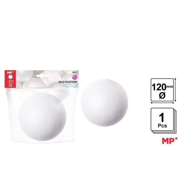 Bola de poliestireno blanco 25mm – Crea con Porcelana Fría