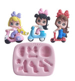 Molde para porcelana fria cuerpecitos