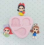 Molde de silicona para peinados