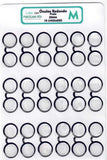 Gafas Redondas Negras - Complementos para Manualidades 3D