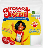 Masa para biscuit y porcelana fría color amarillo canario, marca BelaGi, paquete 100g