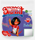 Masa para biscuit y porcelana fría color azul jeans, marca BelaGi, paquete 100g