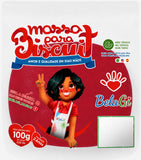 Masa para biscuit y porcelana fría color rojo pasion, marca BelaGi, paquete 100g