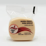 Masa para biscuit y porcelana fría color piel rosada, marca Fênix Art, paquete 90g