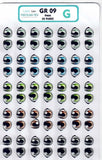 GR09  - Ojos para Manualidades 3D