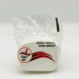 Masa para biscuit y porcelana fría color blanco, marca Fênix Art, paquete 90g