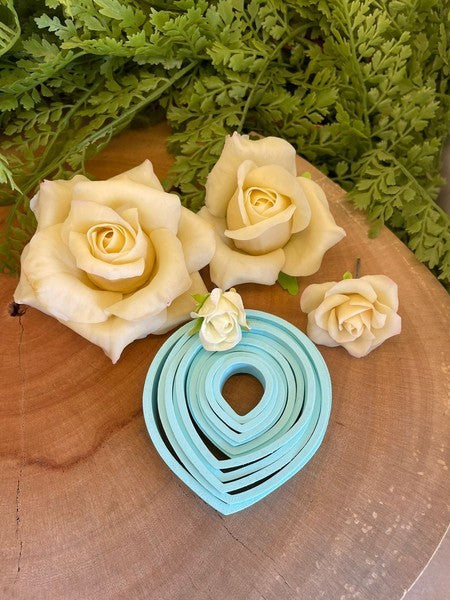 Cortador de flores, rosas, corta porcelana fria, arcilla, fondant, pasta americana